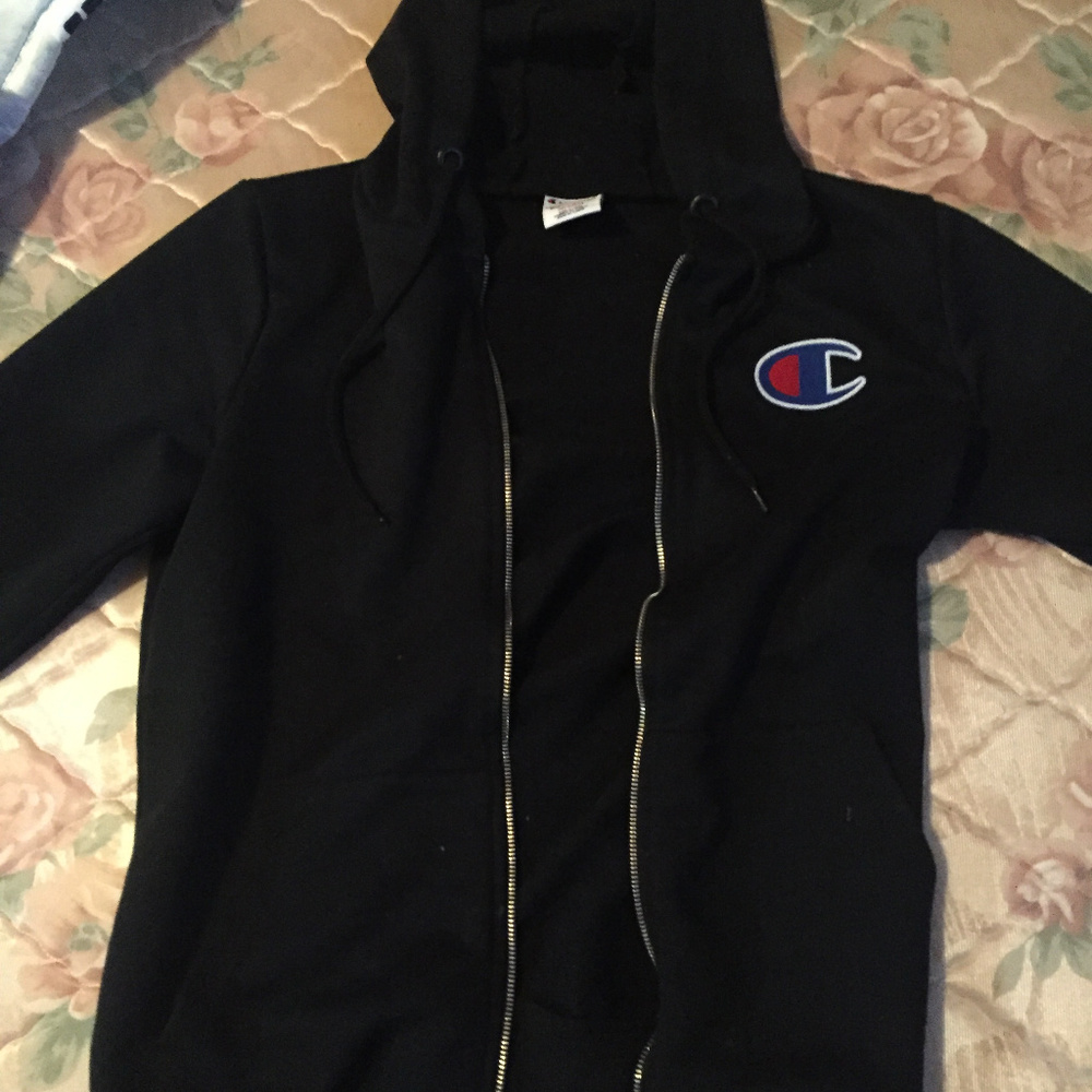 CHAMPION Vintage Zip Up Hoodie M